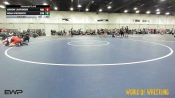 120 lbs Quarterfinal - Anson Lastinger, POWA 14U vs Noah Pieterick, Storm MS