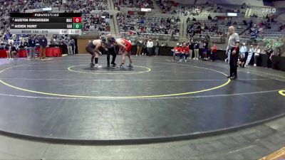 215 lbs Champ. Round 1 - Aiden Hunt, Garrett High School vs Austin Ringeisen, Maconaquah