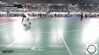 118 lbs Consi Of 8 #2 - Brynn Prater, Westmoore Wresting vs Madison Hathaway, Bartlesville Junior High (Girls)