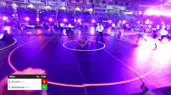 86 lbs Semifinal - Ben Gruner, Scots WC vs Caleb Manheimer, West Jordan