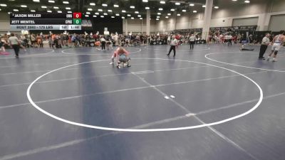 175 lbs Champ. Rd Of 32 - Jett Mentel, Cedar Park High School Wrestling vs Jaxon Miller, Ubasa Wrestling Academy
