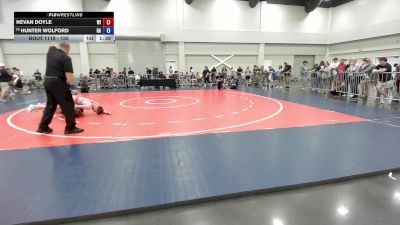 150 lbs Champ. Round 2 - Nevan Doyle, WI vs Hunter Wolford, GA