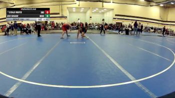 141 lbs Cons. Round 4 - Avi Shaw, Michigan State University Club vs Cole Reitz, Southwestern Michigan College