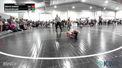 46 lbs Round Of 16 - Beryck Durham, Kiefer Youth Wrestling Club vs Dallas McClain, Berryhill Wrestling Club