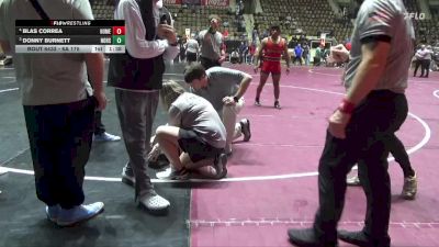 6A 175 lbs 3rd Place Match - Donny Burnett, Northridge High School vs Blas Correa, Homewood Hs