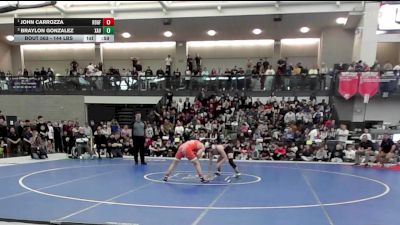 144 lbs Final - John Carrozza, Ridgefield vs Braylon Gonzalez, Xavier