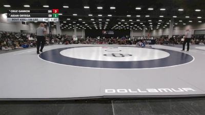 106 lbs 1st Place Match - Cruz Gannon, Sebolt Wrestling Academy vs Aidan Ortega, Izzy Style Wrestling