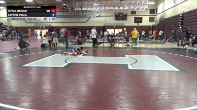 70.5-76 Champ. Round 2 - Bryce Heimer, Immortal Athletic WC vs Zayden Ayala