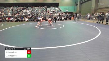 144 lbs Consi Of 32 #1 - Spencer Roussel, Douglas vs Liam Jackson, Mountain View (ID)