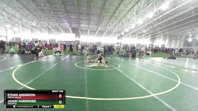 132 lbs Cons. Round 4 - Jaxon Hardinger, Wasatch vs Ethan Anderson, Cedar Valley