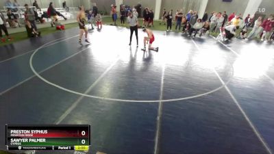 138 lbs Cons. Round 1 - Sawyer Palmer, Cyprus vs Preston Syphus, Mountain Ridge