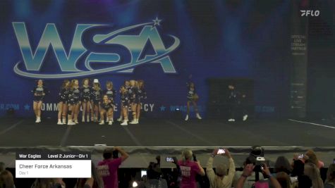 Cheer Force Arkansas - Day 1 [2023 War Eagles Level 2 Junior--Div 1] 2023 WSA Grand Nationals