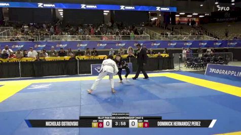 Nicholas Ostrovski vs Dominick Hernandez Perez 2026 Pan Kids Jiu-Jitsu IBJJF Championship