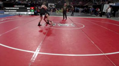 132 lbs Cons. Round 4 - Ty Petersen, Shelley vs Eian Schwecke, Moscow