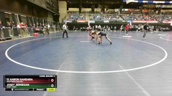 157 lbs Cons. Round 2 - 11 Aaron Gandara, Southern Oregon vs Josey Jernegan, Saint Mary