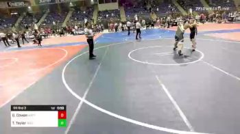 Rr Rnd 3 - Garrett Cowan, Matpac ND vs Timothy Taylor, Trojan Youth Wrestling