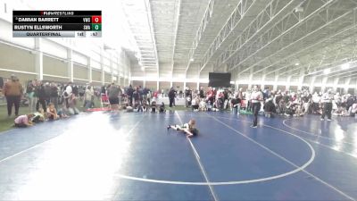 49 lbs Quarterfinal - Damian Barrett, Viper Wrestling Club vs Rustyn Ellsworth, Sublime Wrestling Academy
