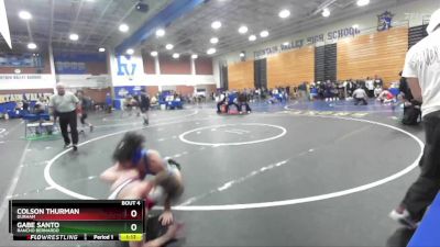 138 lbs Champ. Round 1 - Gabe Santo, Rancho Bernardo vs Colson Thurman, Durham