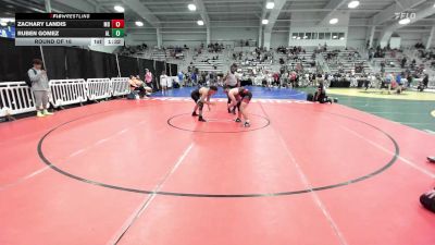 160 lbs Round Of 16 - Zachary Landis, MD vs Ruben Gomez, AL