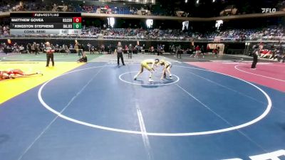 6A 106 lbs Cons. Semi - Kingston Stephens, Dallas Jesuit College Prep School vs Matthew Govea, Keller Central