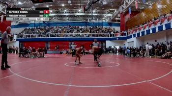 126 lbs Quarterfinal - Angelo Vargo, Penn High School vs Alfredo Origel, Rensselaer Central