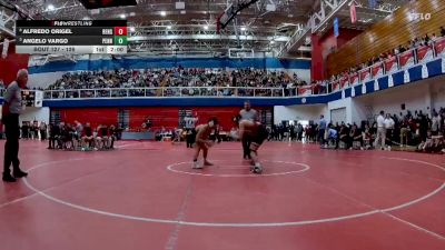 126 lbs Quarterfinal - Angelo Vargo, Penn High School vs Alfredo Origel, Rensselaer Central