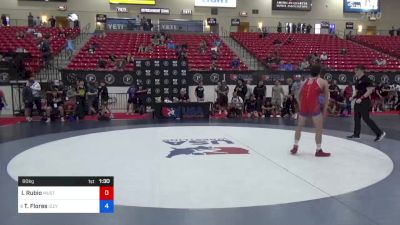 60 kg Cons 8 #1 - Isaiah Rubio, Mustang Wrestling Club vs Theodore Flores, Izzy Style Wrestling