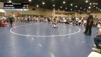 150 lbs Semifinal - Clay Crane, UFM vs Matthew Krail, Brother Melchior Wrestling Clu