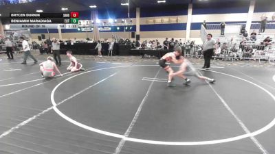 106 lbs Round Of 16 - Brycen Durkin, Sanderson Wr Ac vs Benjamin Maradiaga, Elite Force WC