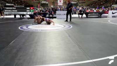 Cons. Round 3 - Trevor Pile, Bay Area Dragons Wrestling Center vs Mitchell Patak, Mesa Verde High School Wrestling