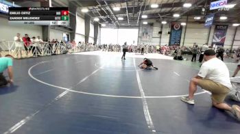 80 lbs Rr Rnd 3 - Emilio Ortiz, Indiana Outlaws Red vs Zander Melendez, Team Gotcha Blue