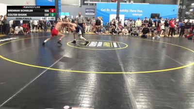 142 lbs Semifinal - Brennan Schisler, York Springs vs Colten Shunk, Centre Hall