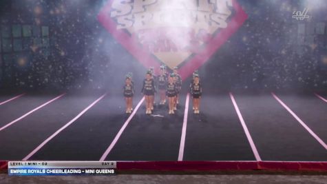 Empire Royals Cheerleading - Mini Queens [2026 L1 Mini - D2 Day 2] 2026 Spirit Sports Hershey Nationals