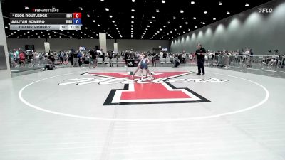 81 lbs Champ. Round 2 - Kloe Routledge, Husky Wrestling Club vs Aaliyah Romero, Juggernauts