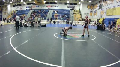 106 Gold 5th Place Match - Kadin Peacock, Glynn Academy vs Brayden Hodges, Wakulla Hs