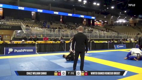Winter Bianco Remeeus Breget vs Chazz William Canas 2025 Pan Jiu Jitsu IBJJF Championship