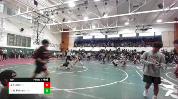 120 lbs Cons. Round 2 - Nathan Palmer, Camarillo vs Julio Funez, Laguna Hills