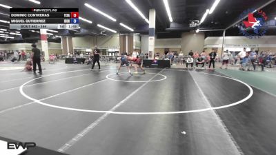 144 lbs Consi Of 4 - Dominic Contreras, Texas vs Miguel Gutierrez, Iron Sharpens Iron Wrestling Club