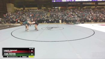 6A-157 lbs Cons. Semi - Gabe Swoyer, Lawrence-Free State vs Vance Provost, Olathe North