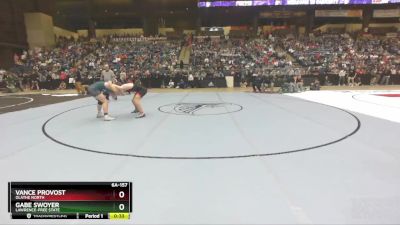 6A-157 lbs Cons. Semi - Gabe Swoyer, Lawrence-Free State vs Vance Provost, Olathe North