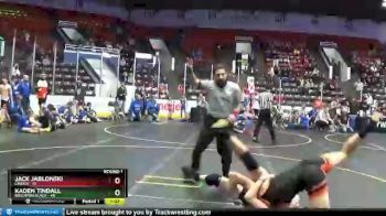 129 lbs Round 1 (4 Team) - Kaden Tindall, Brighton Black vs Jack Jablonski, Linden