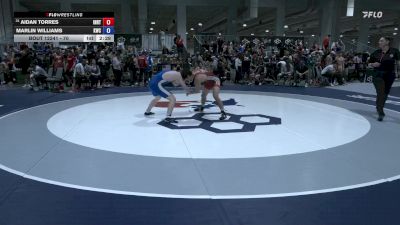 70 lbs Champ. Round 1 - Aidan Torres, Indiana RTC vs Marlin Williams, Knights Wrestling Club