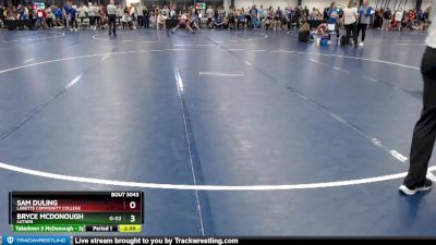 Elite 165 lbs Champ. Round 2 - Bryce McDonough, Luther vs Sam Duling, Labette Community College