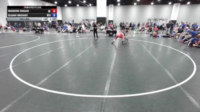 126 lbs Madden Edgar, Oklahoma vs Elijah Broady, Indiana Blue