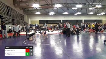 89 lbs Final - Nicolas Greco, Warhawks Inc. MS vs Tyler Adams, Junior Terps MS