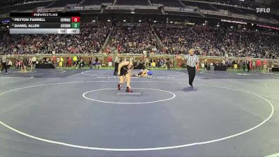 D2-113 lbs Cons. Round 1 - Daniel Allen, Jefferson HS vs Peyton Farrell, Cedar Springs HS