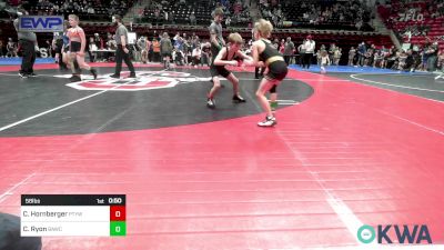 58 lbs Consi Of 4 - Corbin Hornberger, Perkins vs Cole Ryon, Broken Arrow Wrestling Club