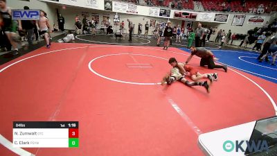 84 lbs Semifinal - Noah Zumwalt, Grove Takedown Club vs Channing Clark, Prairie Grove Youth Wrestling