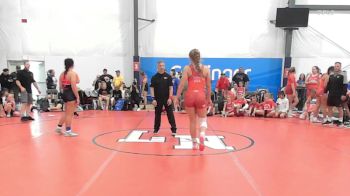 63 lbs Rr Rnd 3 - Carley Ceshker, Badger Girls Elite - W vs Miah Molinaro, Charlies Angels- W