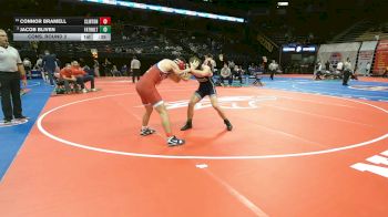 144 Class 2 lbs Cons. Round 2 - Connor Bramell, Clinton vs Jacob Bliven, Father Tolton Regional Catholic